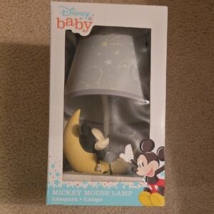 Disney Baby Mickey Mouse Night Light with Gray and Yellow Accents